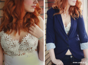 #DIY #lace #summer #top | via www.one-o.it 