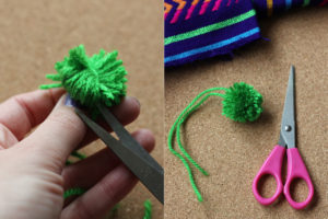 how to make your own diy pom pom bag